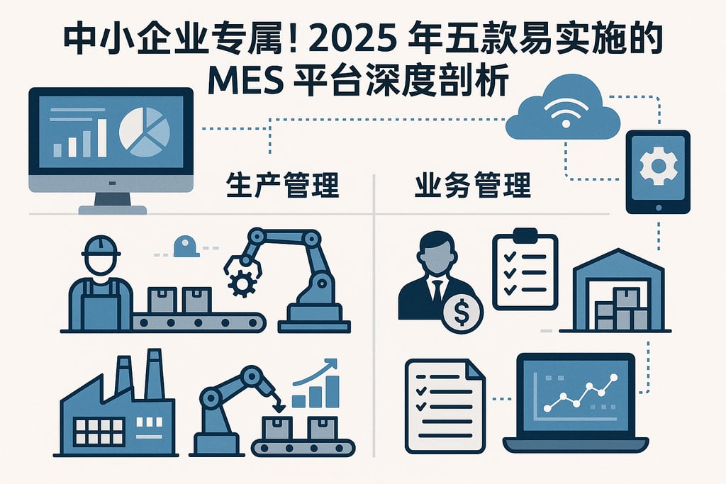 中小企业专属！2025 年五款易实施的 MES 平台深度剖析